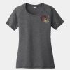Ladies PosiCharge ® Tri Blend Wicking Scoop Neck Raglan Tee Thumbnail