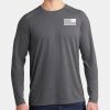 PosiCharge ® Long Sleeve Tri Blend Wicking Raglan Tee Thumbnail